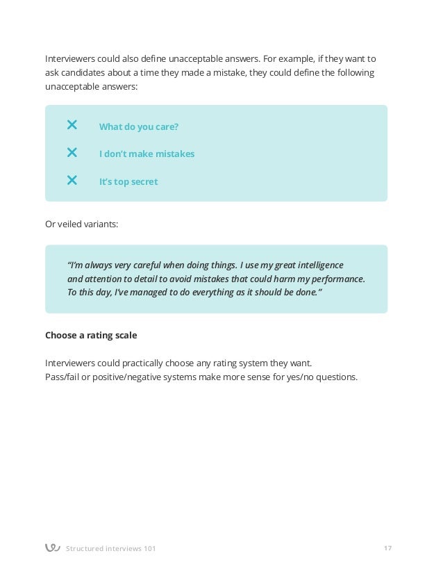 Structured interviews 101: How to make the most effective interview p…