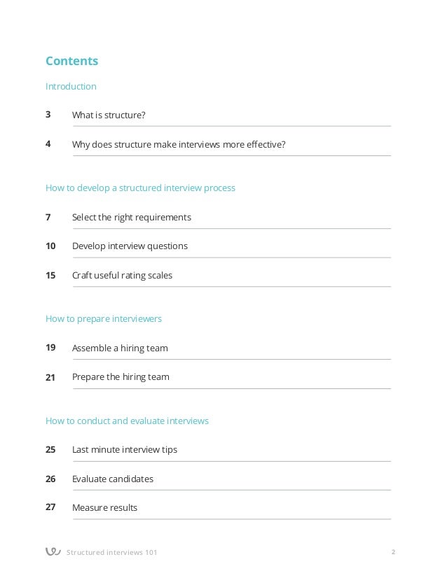 Structured interviews 101: How to make the most effective interview p…