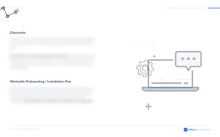 Discounts
Workable Onboarding / Installation Fee
2017 Workable Pricing Benchmarks Report | pg 4
© 2017 Siftery. All rights reserved.
Benchmarks
 