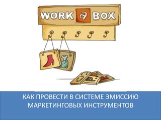 КАК ПРОВЕСТИ В СИСТЕМЕ ЭМИССИЮ
 МАРКЕТИНГОВЫХ ИНСТРУМЕНТОВ
 