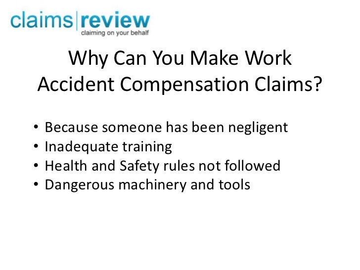 Work accident compensation claims