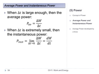 Work and energy | PPTX