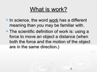 Work and simple_machines | PPT