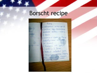Borscht recipe
 
