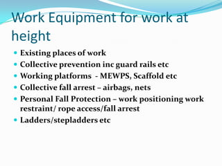 Work At Height