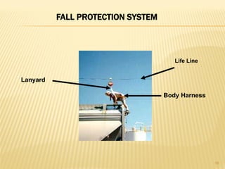 FALL PROTECTION SYSTEM
Life Line
Lanyard
Body Harness
16
 