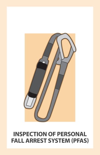 INSPECTION OF PERSONAL
FALL ARREST SYSTEM (PFAS)
 