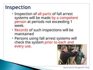 State Police Fall Inspection Safety at work at height and How to Rescue | PPT