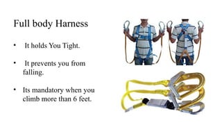 WORK AT HEIGHT Training Presentation PPT | PPTX