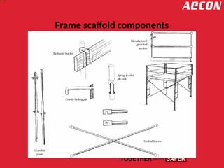 Frame scaffold components
 