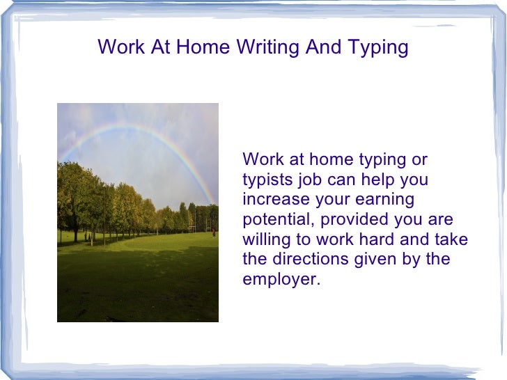 work at home typing work at home typing