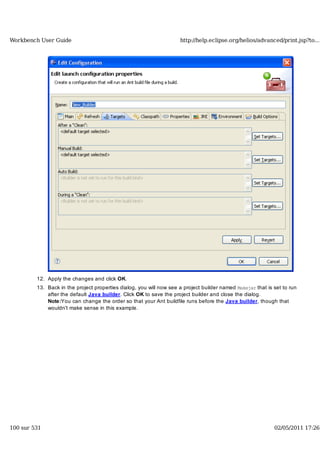 Workbench user guide