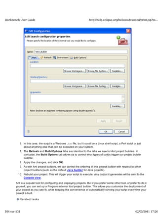 Workbench user guide