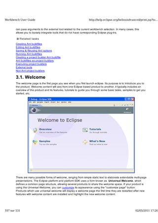 Workbench user guide