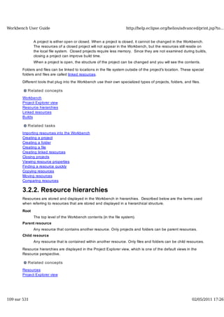 Workbench user guide