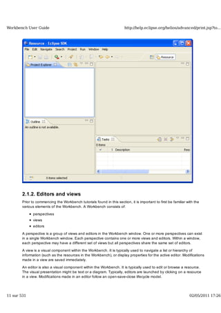 Workbench user guide