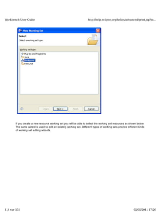 Workbench user guide