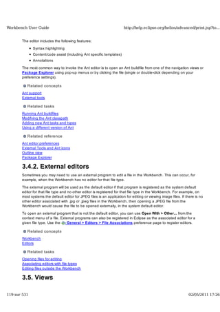 Workbench user guide