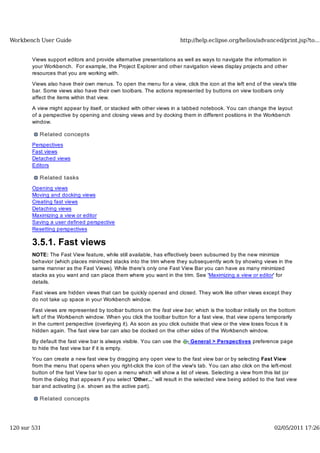 Workbench user guide