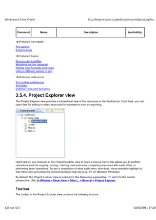 Workbench user guide