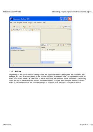 Workbench user guide