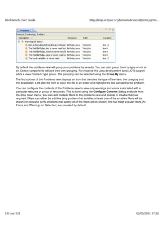 Workbench user guide
