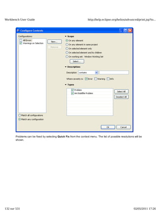 Workbench user guide