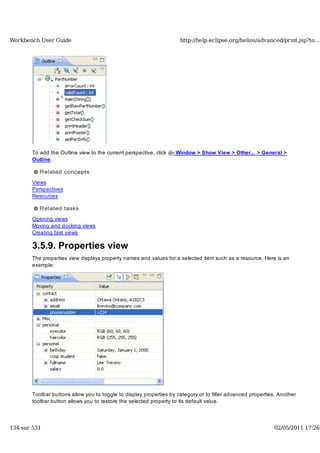 Workbench user guide