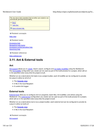 Workbench user guide