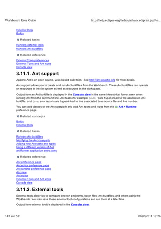 Workbench user guide