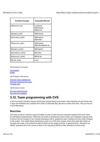 Workbench user guide