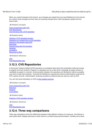 Workbench user guide