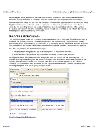 Workbench user guide
