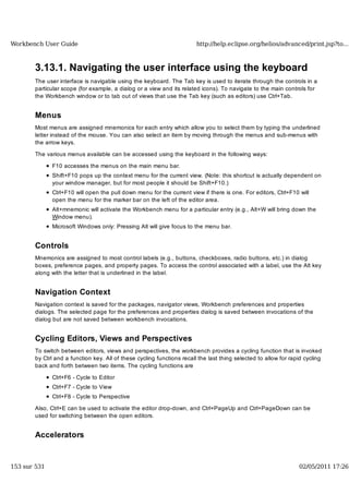 Workbench user guide