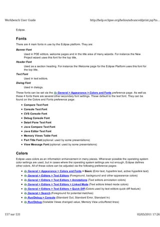 Workbench user guide
