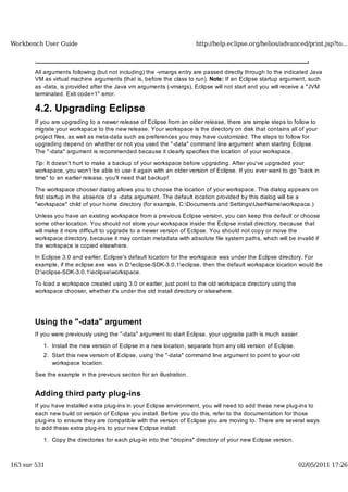 Workbench user guide