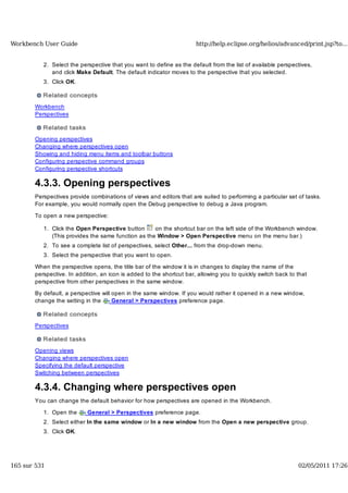 Workbench user guide