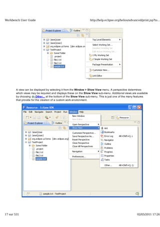 Workbench user guide