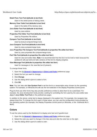 Workbench user guide