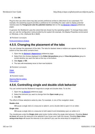 Workbench user guide