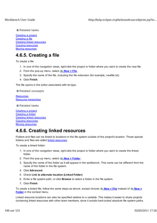 Workbench user guide