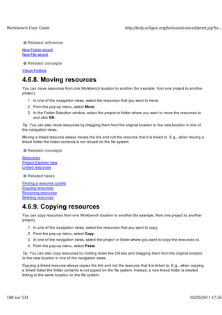 Workbench user guide