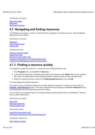 Workbench user guide