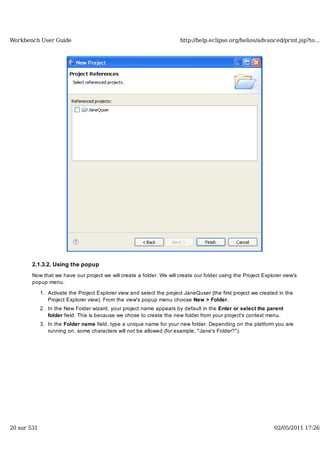 Workbench user guide