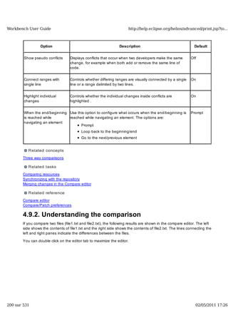 Workbench user guide
