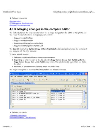 Workbench user guide