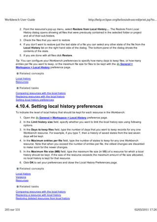 Workbench user guide