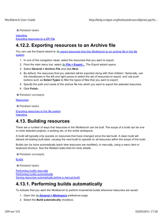 Workbench user guide