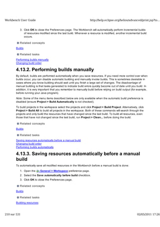 Workbench user guide