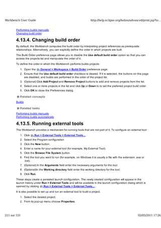 Workbench user guide